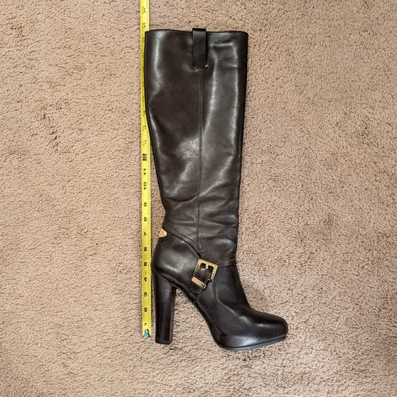 Michael Kors Black Heeled Boots - Picture 8 of 9